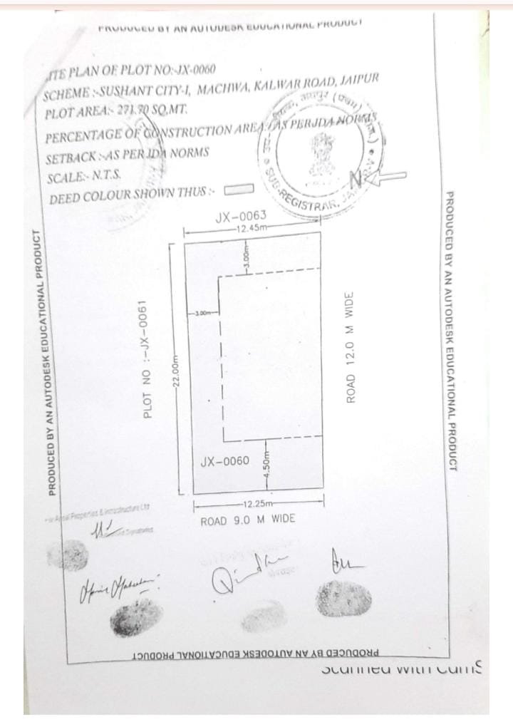 325 sqyd plot, Park Facing