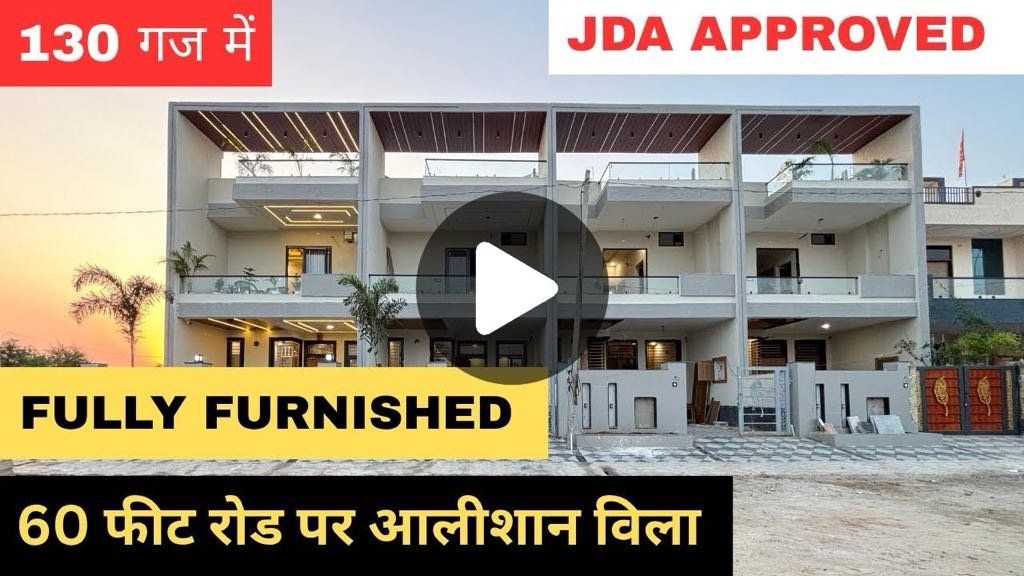 JDA Approved Fully Furnished Villa 130 Gaj